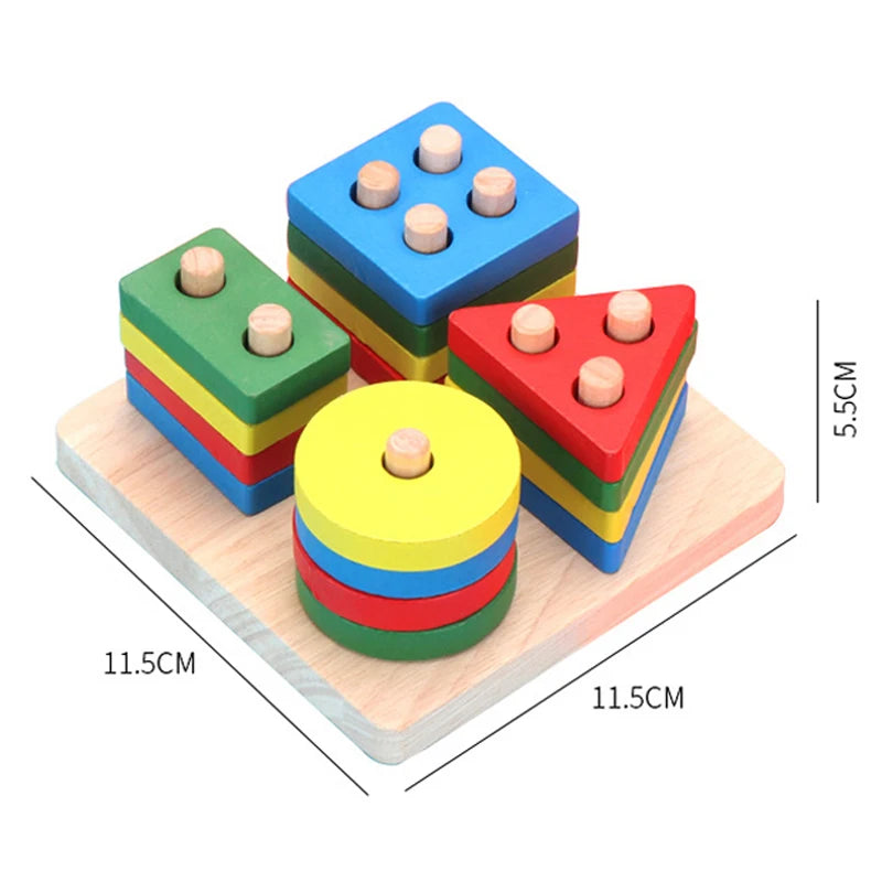 Baby Educational Wooden 3D Toys