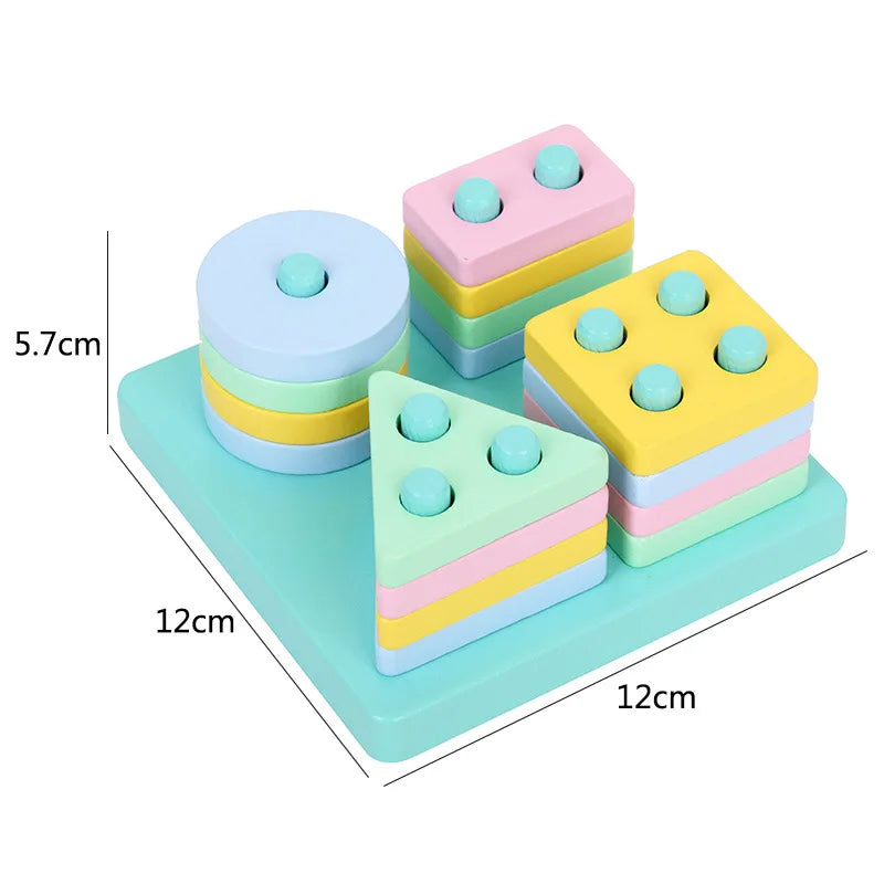 Baby Educational Wooden 3D Toys