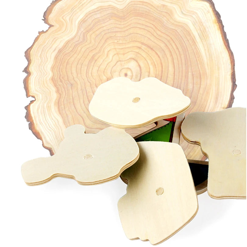 Wooden Puzzle Hand Grab Board