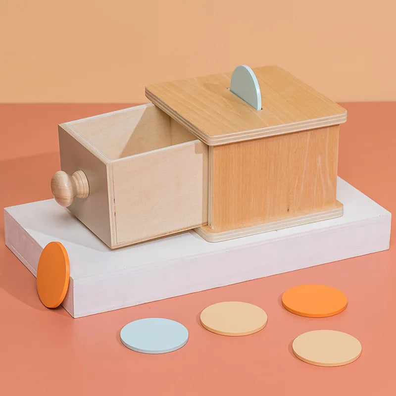 Color Spinning Drum Match Coin Box