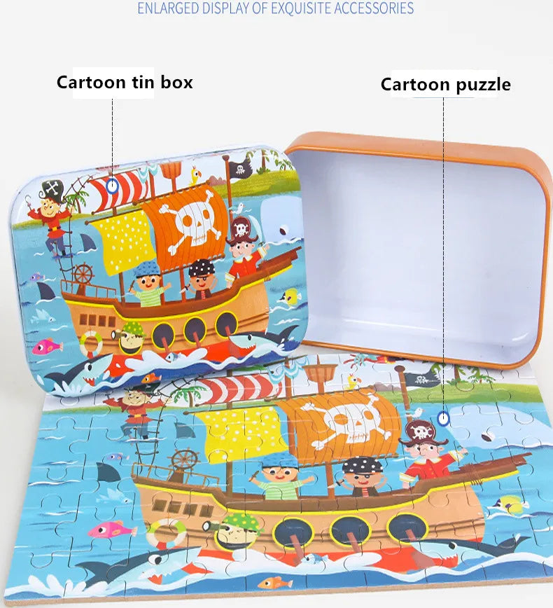 Wooden Puzzle Toys Educational
